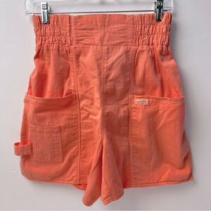 Guess By Georges Marciano Shorts Orange Vintage Size 3